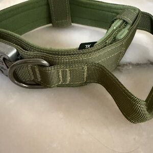 Olive Green Tactical Dog Collar